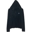 古着 フィラ FILA ハーフジップ ベロアパーカー レディースXL相当 /eaa514615 【中古】 【250208】 【ADEL/アデル】