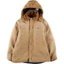 古着 カーハート Carhartt トラディショナルコート ダックフルジップパーカー メンズL相当 /eaa514814 【中古】 【250213】