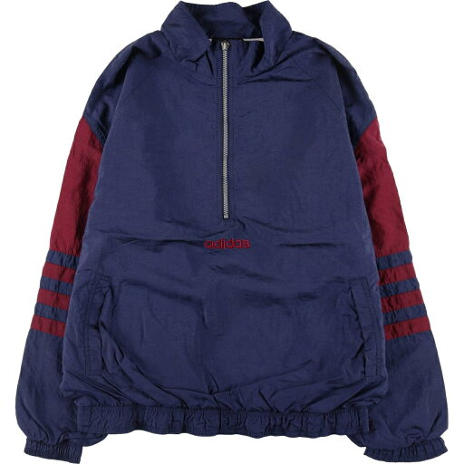 古着 80~90'S アディダス adidas ハーフジップ ナイロンプルオーバー メンズM相当 ヴィンテージ /eaa514854 【中古】 【250209】 古着 80~90'S アディダス adidas ハーフジップ ナイロンプルオーバー メンズM相当 ヴィンテージ /eaa514854 【中古】 【250209】