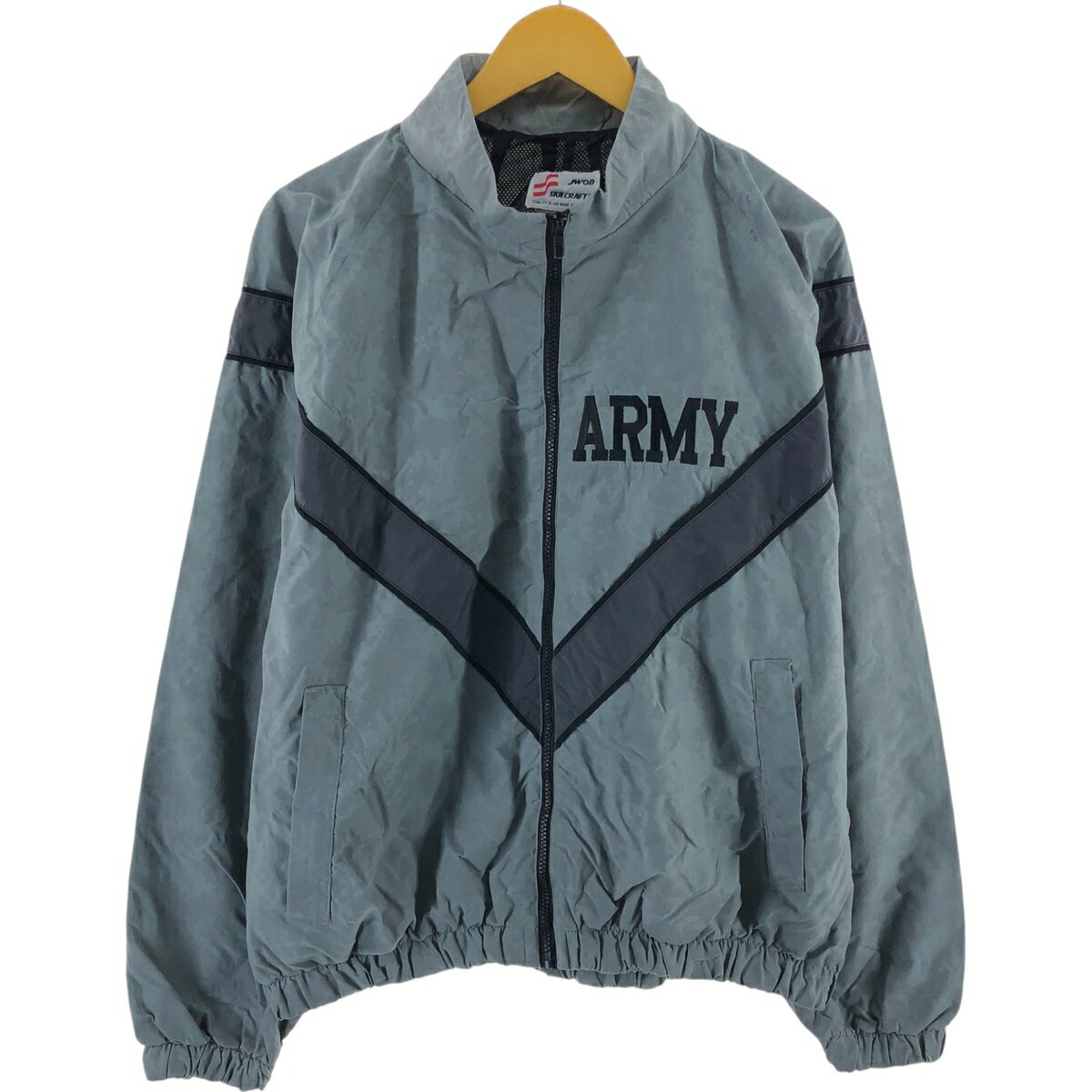 古着 米軍実品 U.S.ARMY SKILCRAFT IPFU トレーニングジャケット ACU デジタルカモ 迷彩柄 ナイロンジャケット USA製 MEDIUM/REGULAR メンズM相当 /eaa514928 【中古】 【250208】