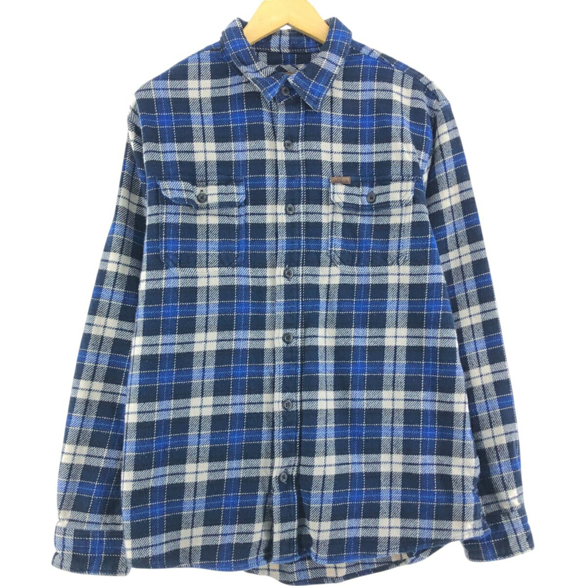 樂天商城 - 古着 オービス ORVIS 長袖 ヘビーネルチェックシャツ メンズL相当 /eaa515106 【中古】 【250208】 【SS2603_50】