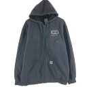 古着 訳あり特価 カーハート Carhartt スウェットフルジップパーカー メンズXL相当 /eaa515400 【中古】 【250209】 【SS2509_30】