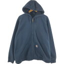 古着 カーハート Carhartt スウェットフルジップパーカー メンズXL相当 /eaa515597 【中古】 【250218】