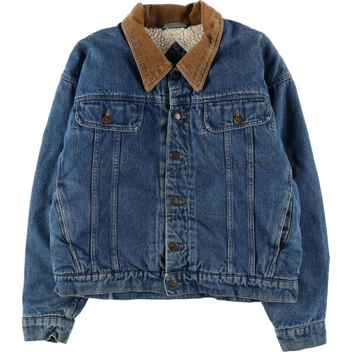 古着 90'S ラングラー Wrangler HERO デニムボアジャケット メンズL相当 ヴィンテージ /eaa515805 【中古】 【250210】