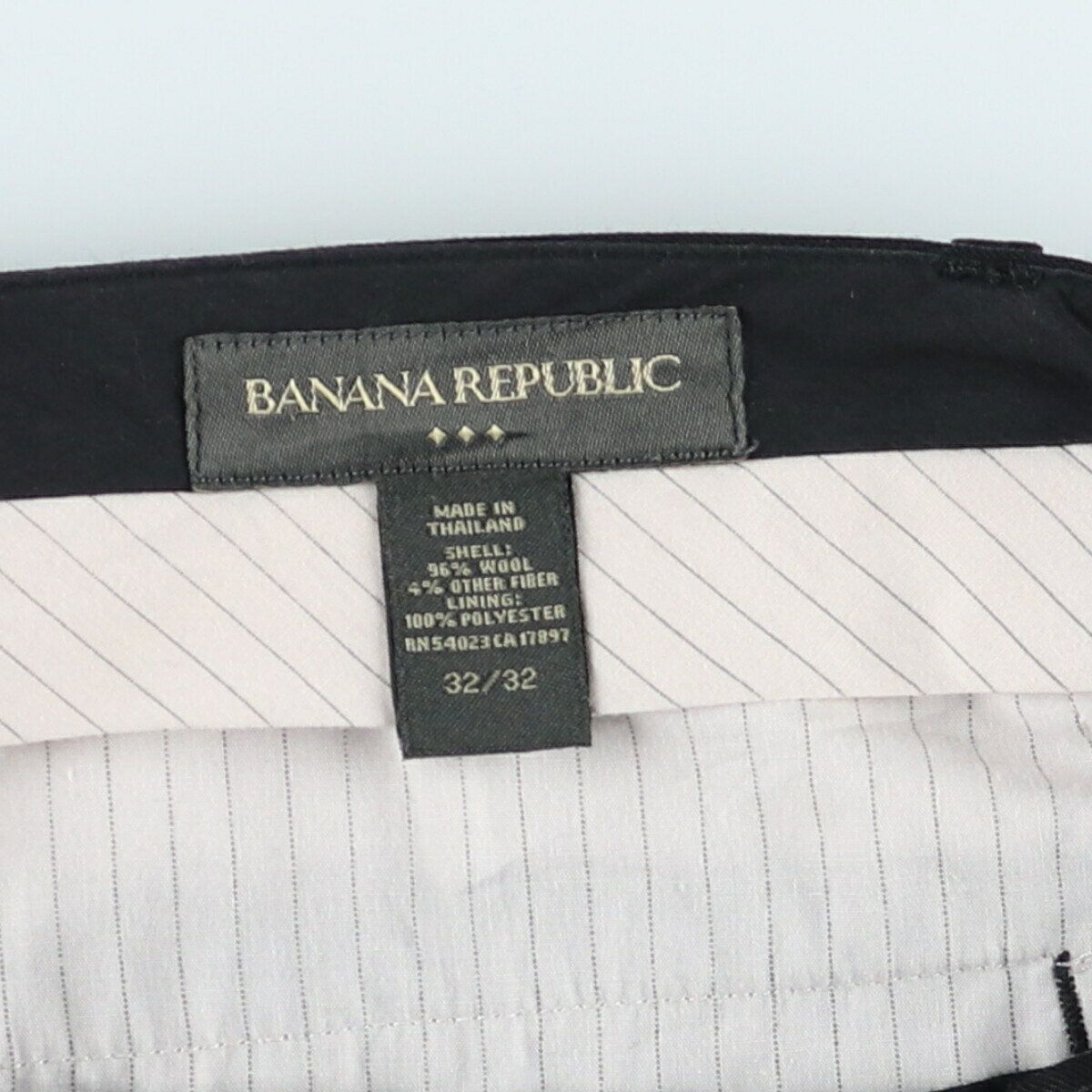 古着 00'S バナナリパブリック BANANA REPUBLIC ストライプ柄 ウールパンツ スラックス メンズw32相当 /eaa515996 【中古】 【250212】