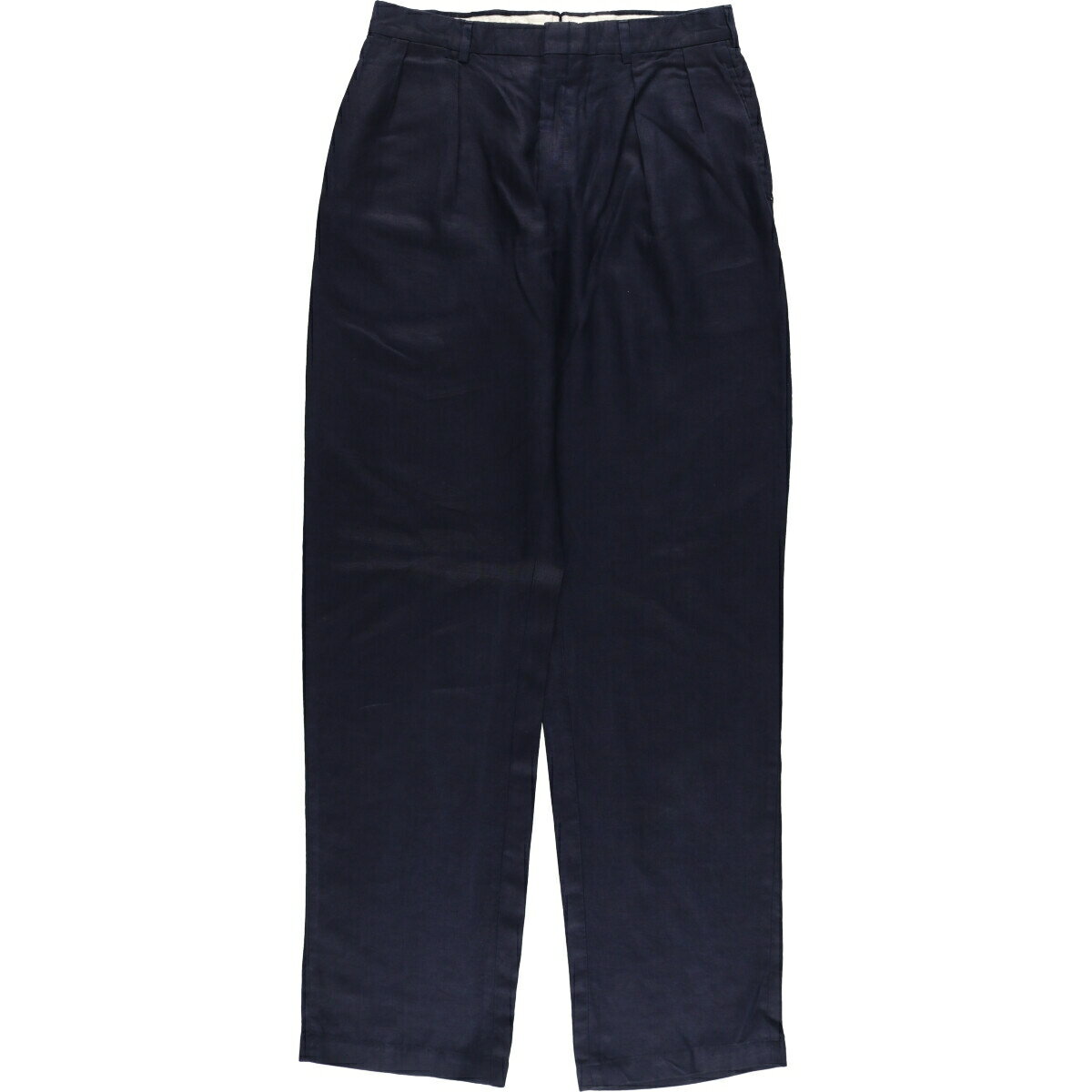 古着 90'S ラルフローレン Ralph Lauren POLO by Ralph Lauren ツータック リネンパンツ スラックス USA製 メンズw33相当 ヴィンテージ /eaa520523 【中古】 【250219】 【GR-SNS】