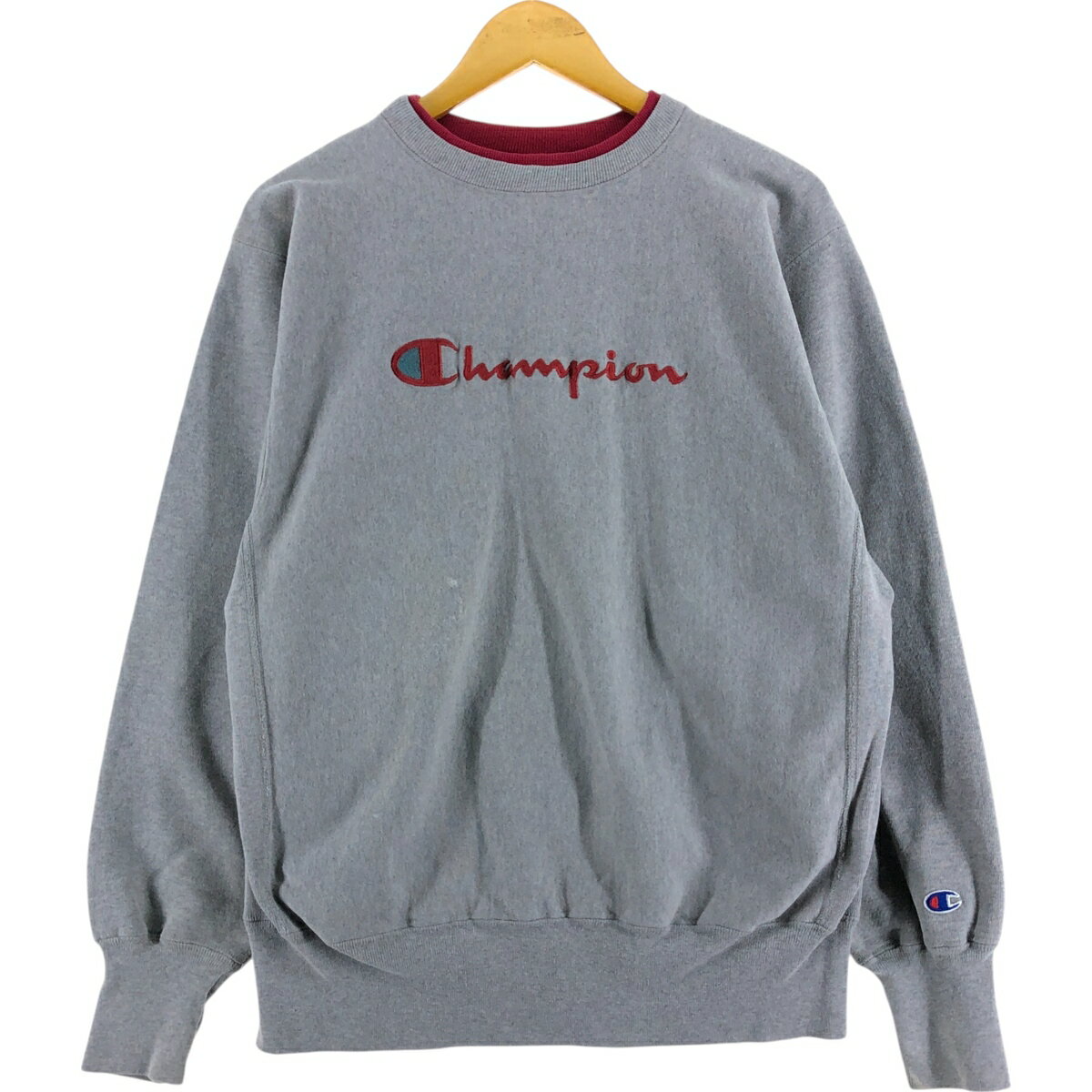 Rakuten - 古着 90'S チャンピオン Champion REVERSE WEAVE リバースウィーブ 刺繍タグ ロゴスウェットシャツ トレーナー USA製 メンズXL相当 ヴィンテージ /eaa520700 【中古】 【250220】 【SS2603_10】