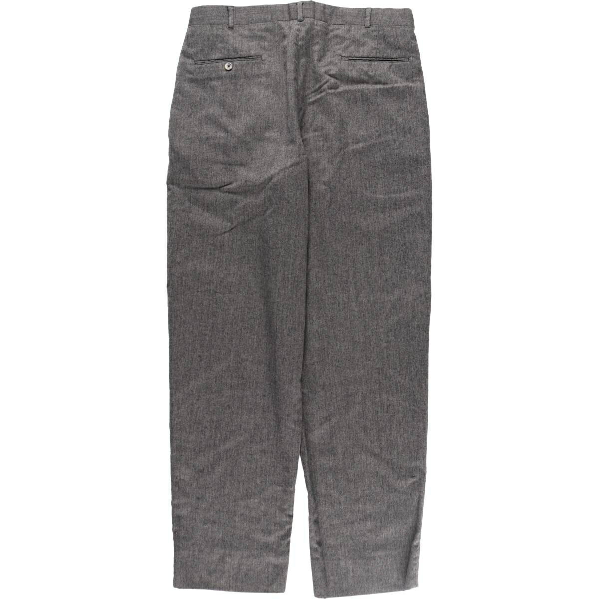 古着 BROOKCRAFT スリータック ウールパンツ スラックス USA製 メンズw34相当 /eaa520770 【中古】 【250221】