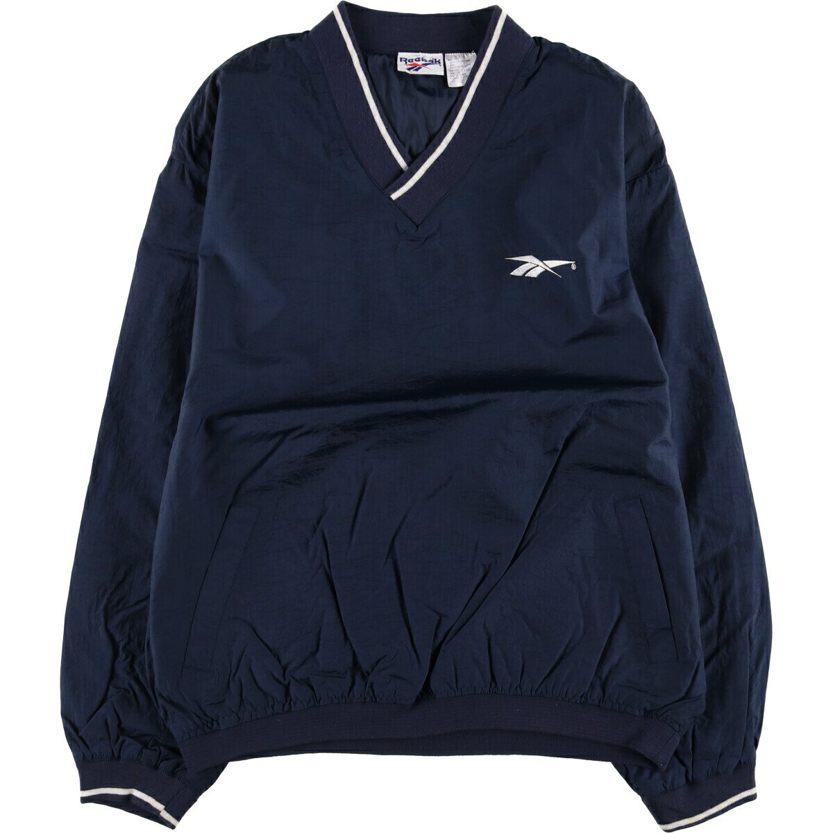古着 90'S リーボック Reebok Vネック ナイロンプルオーバー メンズL相当 ヴィンテージ /eaa520967 【中古】 【250226】 【ss2601_10】