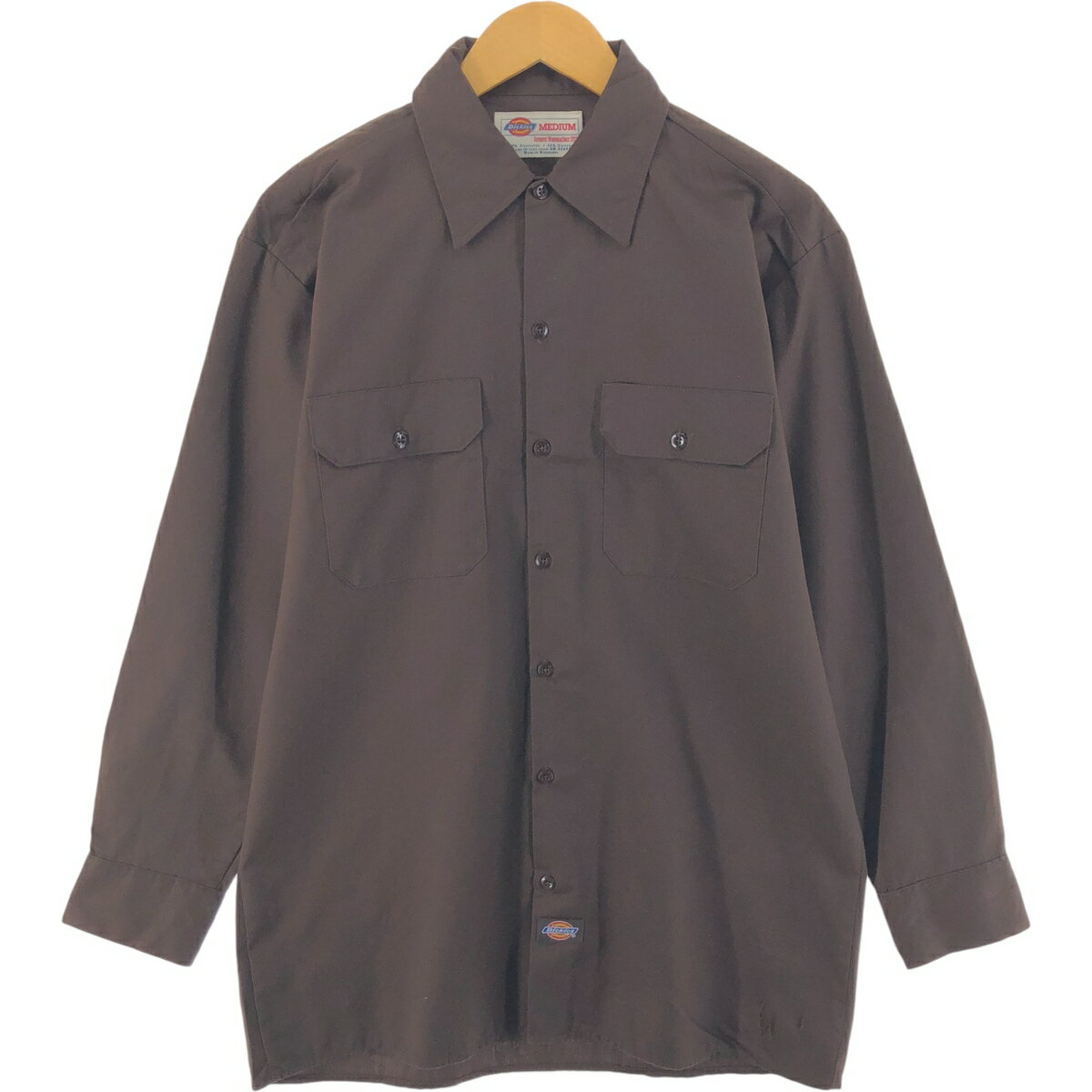 古着 ディッキーズ Dickies 長袖 ワークシャツ メンズM相当 /eaa521080 【中古】 【250228】 【ss2601_30】