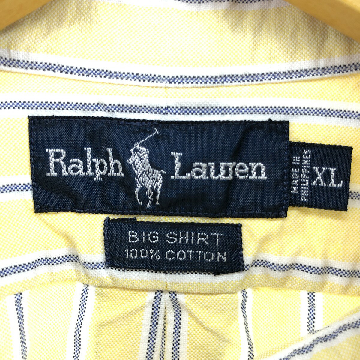 古着 ラルフローレン Ralph Lauren BIG SHIRT 長袖 ボタンダウンストライプシャツ メンズXL相当 /eaa521567 【中古】 【250219】