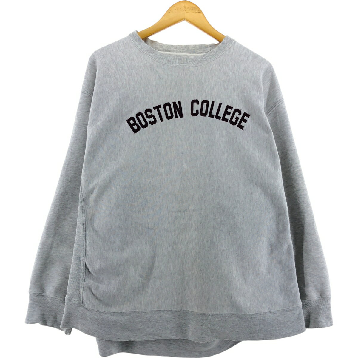 古着 チャンピオン Champion ORIGINAL REVERSE WEAVE オリジナルリバースウィーブ BOSTON COLLEGE ボストン大学 カレッジスウェットシャツ トレーナー メンズXL相当 /eaa521647 【中古】 【250216】 【ss2601_30】