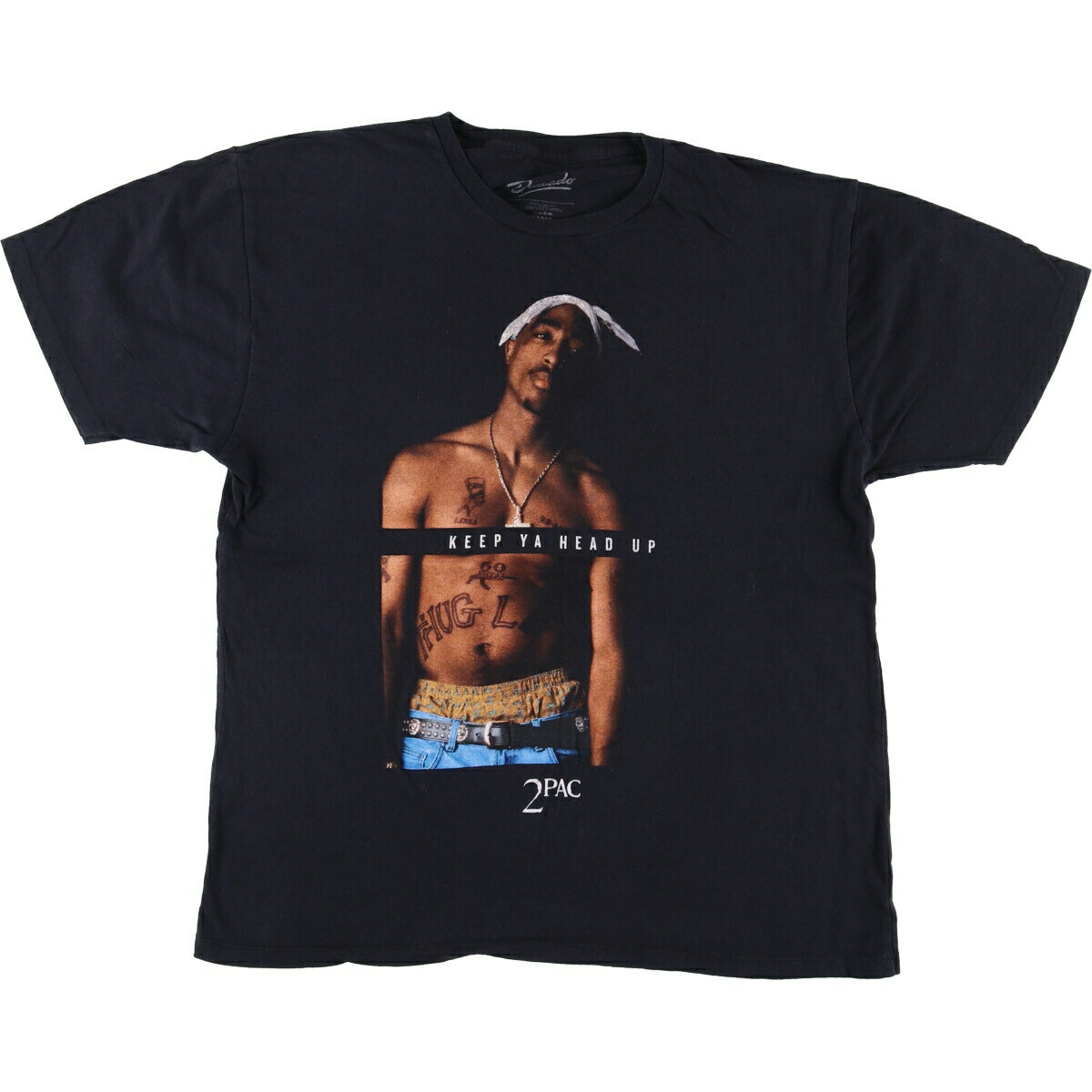 古着 Bravado 2pacトゥーパック ラップTシャツ ラップT メンズL相当 /eaa522495 【中古】 【250314】