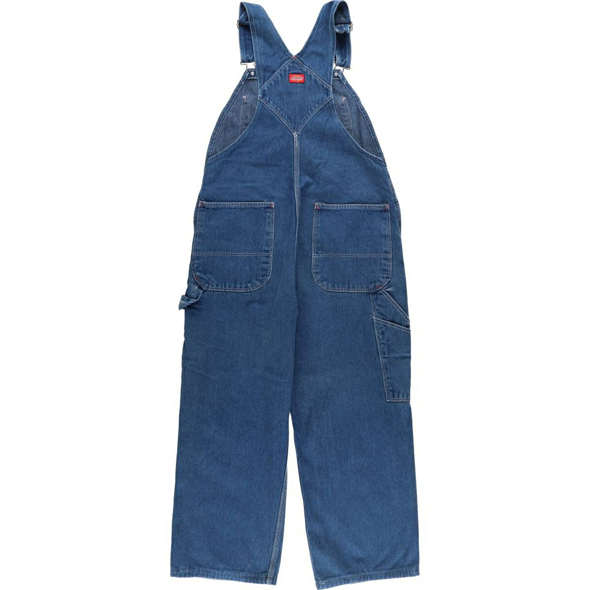 古着 90'S ディッキーズ Dickies デニムオーバーオール USA製 メンズw36相当 ヴィンテージ /eaa522854 【中古】 【250303】