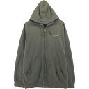 古着 カーハート Carhartt ペイント スウェットフルジップパーカー メンズXXL相当 /eaa522941 【中古】 【250303】