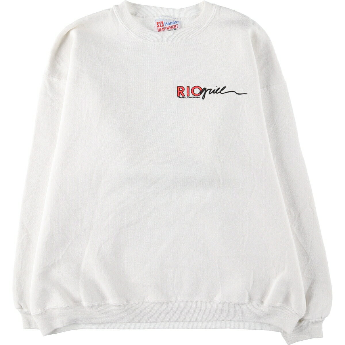 樂天商城 - 古着 90'S ヘインズ Hanes HEAVYWEIGHT アドバタイジング スウェットシャツ トレーナー USA製 メンズL相当 ヴィンテージ /eaa522963 【中古】 【250307】 【SS2603_30】