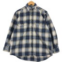 古着 フィールドアンドストリーム FIELD&STREAM 長袖 フランネルチェックシャツ メンズM相当 /eaa523018 【中古】 【250223】