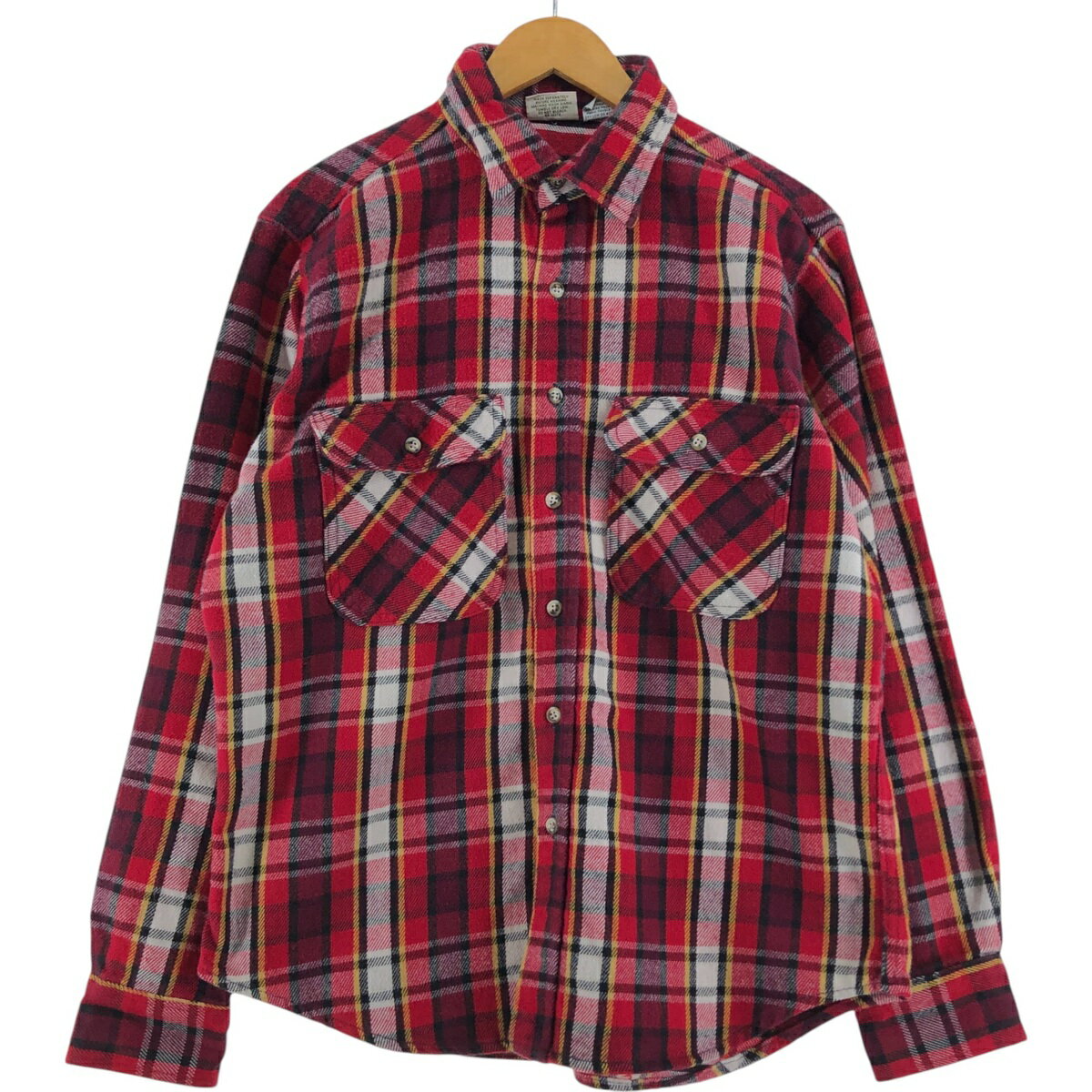 商品詳細 ブランド・Five Brother・ファイブブラザー・ 特徴・レギュラーカラー・長袖・ヴィンテージ・襟芯入り・ モデル/形状・長袖 フランネルチェックシャツ・ 素材・コットン:100%・ 色・レッド系 赤色・ホワイト系 白色・ 柄...
