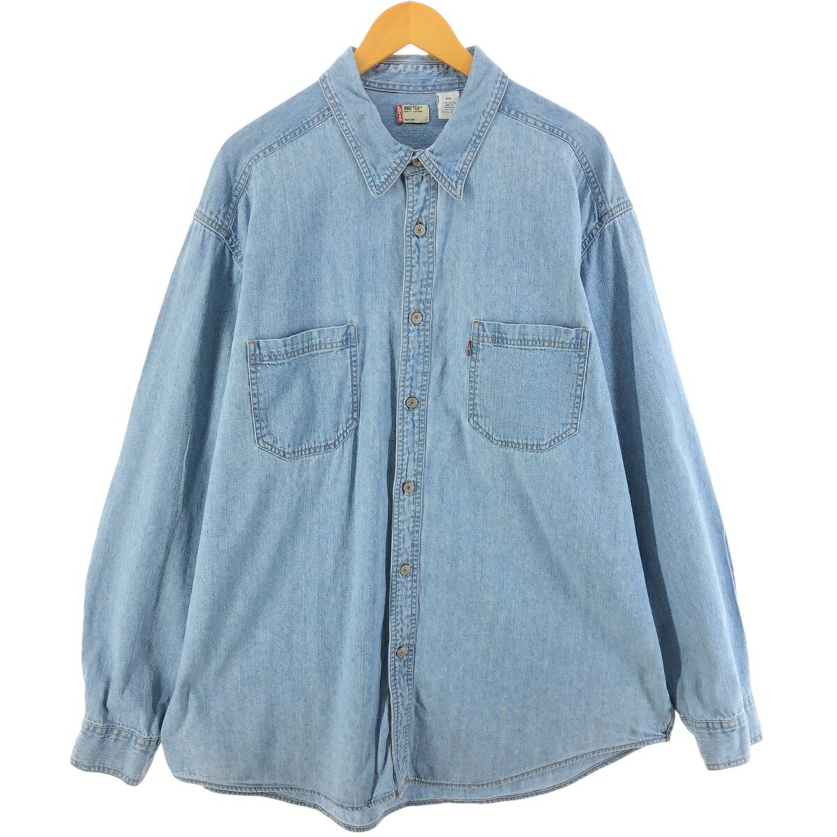 古着 リーバイス Levi's RED TAB 長袖 デニムシャツ メンズXL相当 /eaa523087 【中古】 【250228】 【SS2603_50】