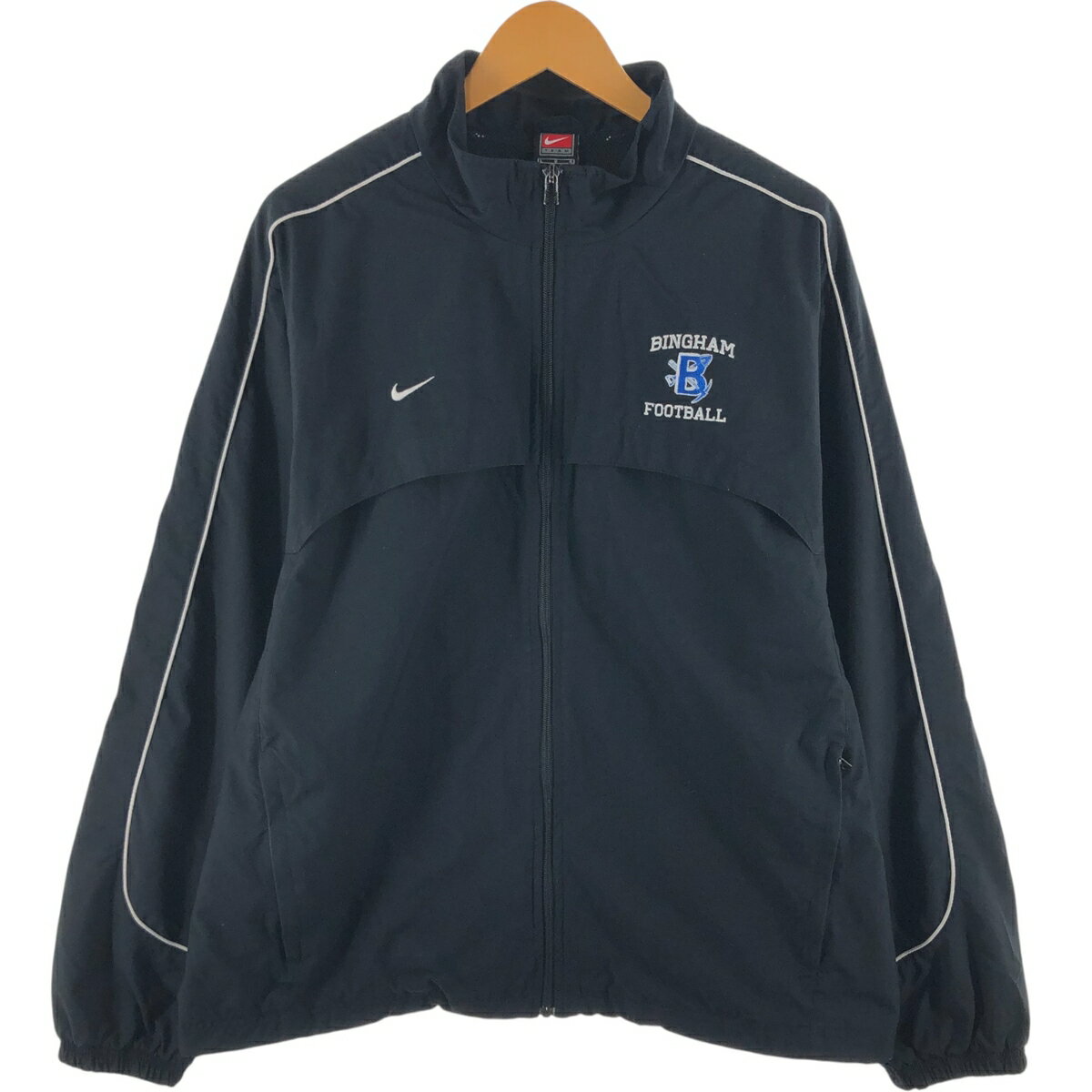 古着 00'S ナイキ NIKE TEAM カレッジ ウインドブレーカー メンズL相当 /eaa523670 【中古】 【250222】