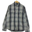 古着 ラルフローレン Ralph Lauren POLO RALPH LAUREN フルジップ 長袖 フランネルチェックシャツ メンズL相当 /eaa52378...