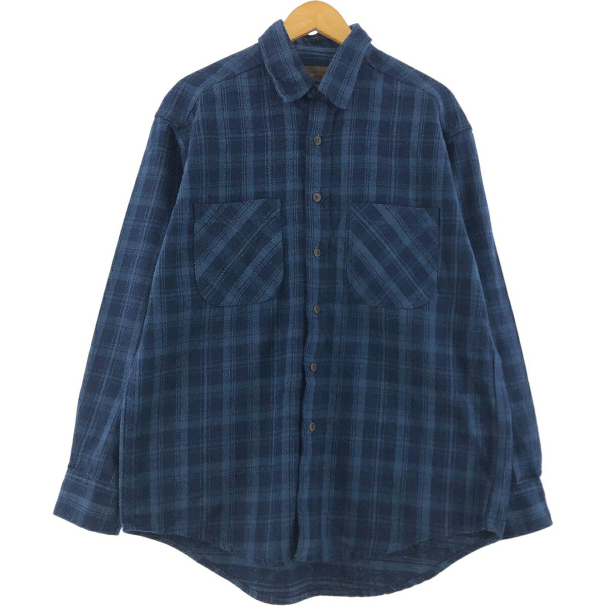 古着 セントジョンズベイ ST. JHON'S BAY チェック柄 長袖 フランネルチェックシャツ メンズL相当 /eaa524113 【中古】 【250223】 【s..