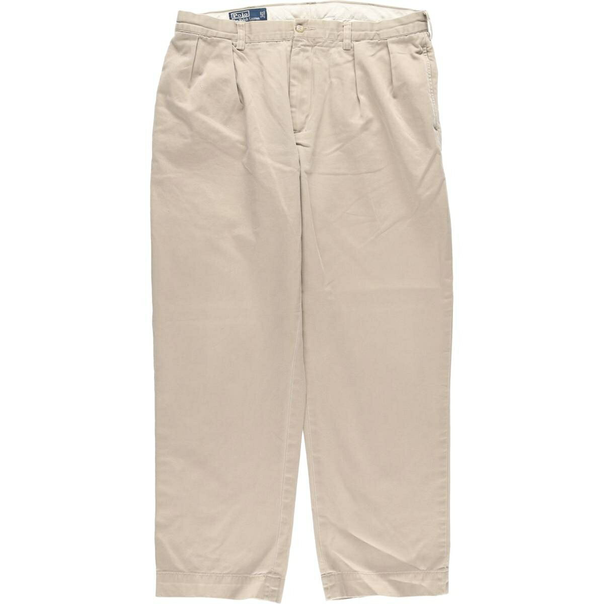 樂天商城 - 古着 ラルフローレン Ralph Lauren POLO by Ralph Lauren ETHAN PANT ツータック チノパンツ メンズw35相当 /eaa524384 【中古】 【250308】