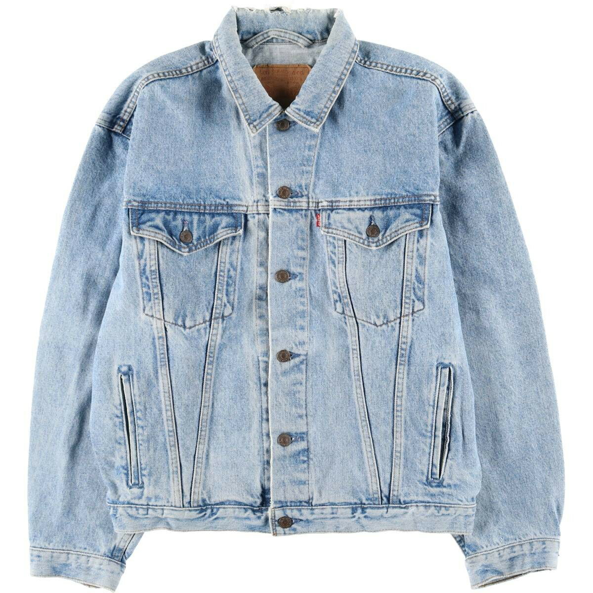 古着 90~00'S リーバイス Levi's 75525-4891 デニムジャケット Gジャン カナダ製 メンズM相当 ヴィンテージ /eaa524481 【中古】 【260320】 ブルー系 春秋冬