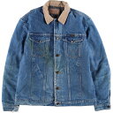 古着 訳あり特価 ラングラー Wrangler デニムジャケット Gジャン メンズL相当 ヴィンテージ /eaa524510 【中古】 【250321】