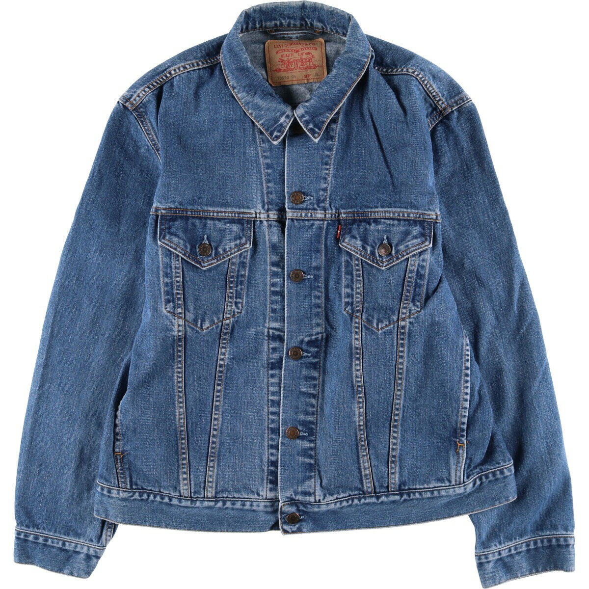 古着 リーバイス Levi's 70550 04 ユーロモデル デニムジャケット Gジャン メンズXL相当 /eaa524554 【中古】 【250303】