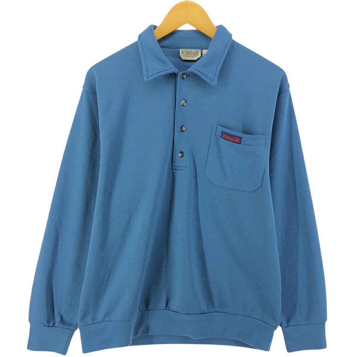 古着 WINDBREAKER 襟付きハーフボタン スウェットシャツ トレーナー メンズM相当 /eaa524791 【中古】 【250309】