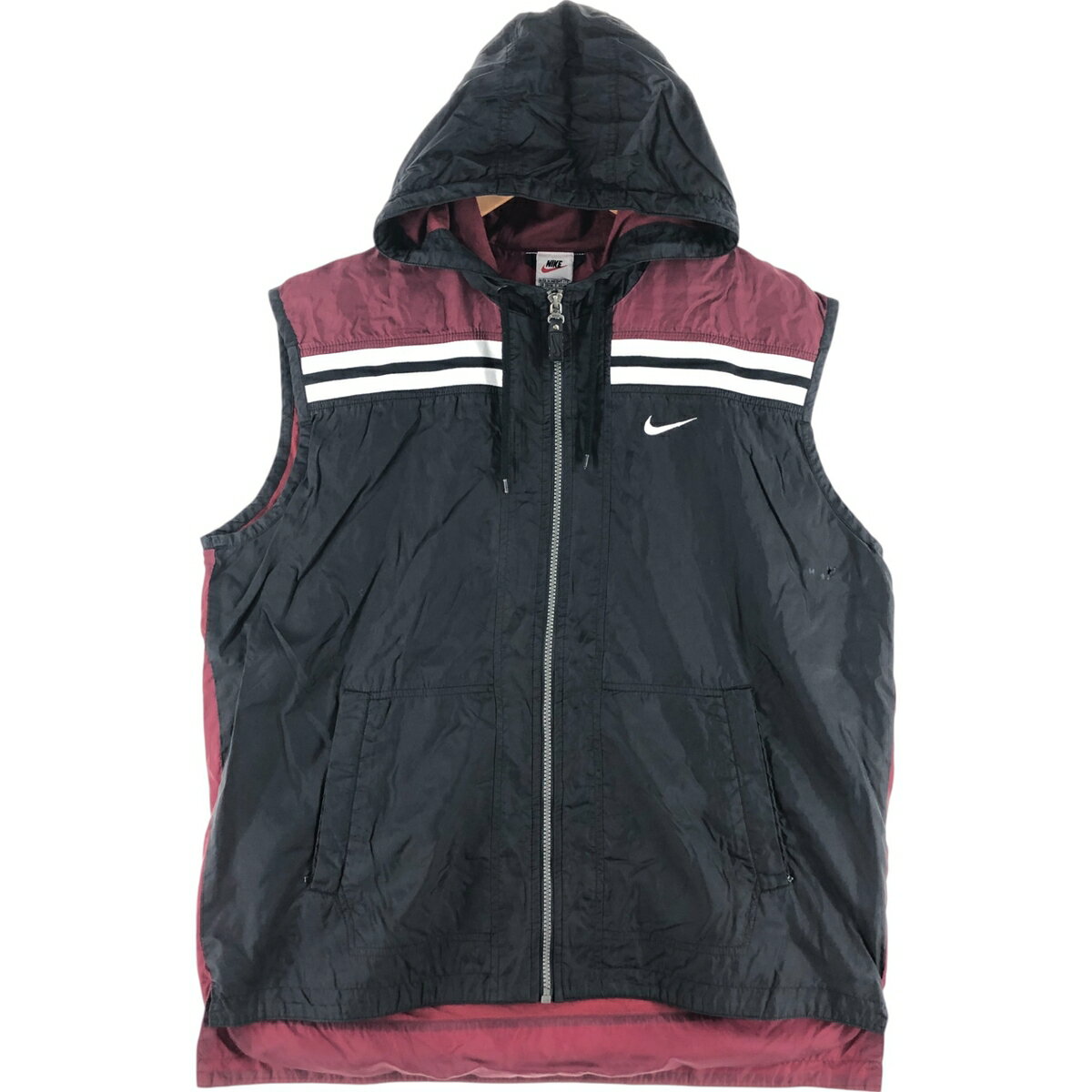 古着 90'S ナイキ NIKE パーカーベスト メンズM相当 ヴィンテージ /eaa524897 【中古】 【250309】 【ss2601_30】
