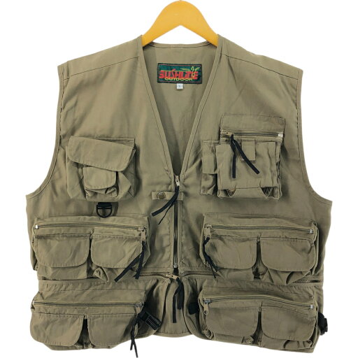 古着 BUSHLINE フィッシングベスト メンズL相当 /eaa525422 【中古】 【250309】 古着 BUSHLINE フィッシングベスト メンズL相当 /eaa525422 【中古】 【250309】