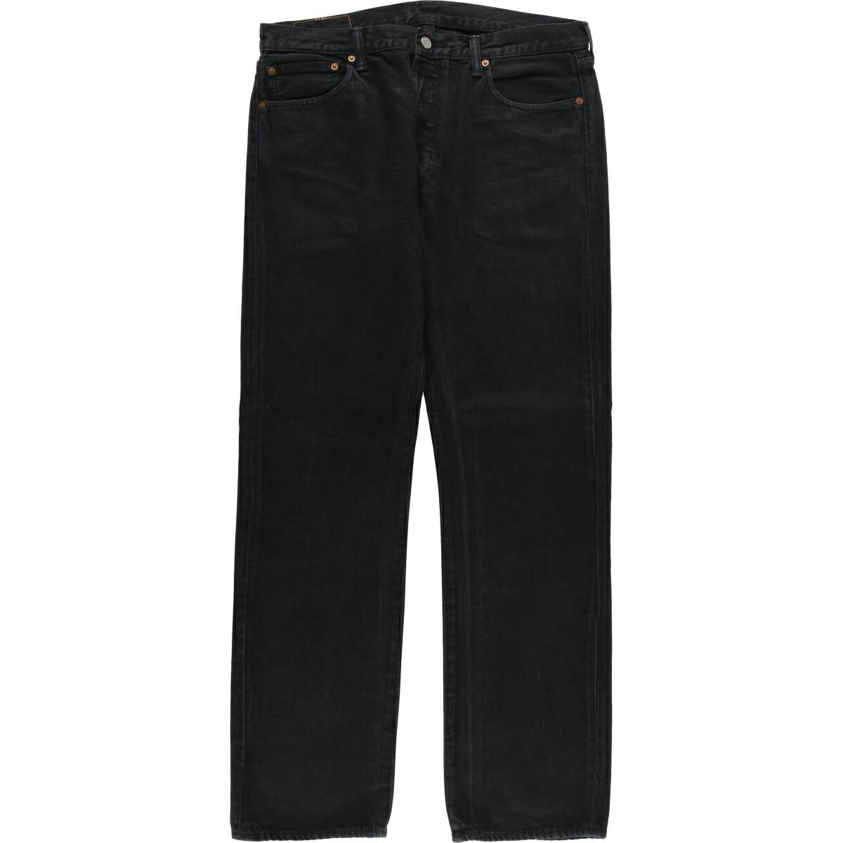 古着 リーバイス Levi's 501 ブラックデニム ストレートデニムパンツ メンズw35相当 /eaa525534 【中古】 【250310】 【ss2601_30】 ブラック系 春夏秋冬
