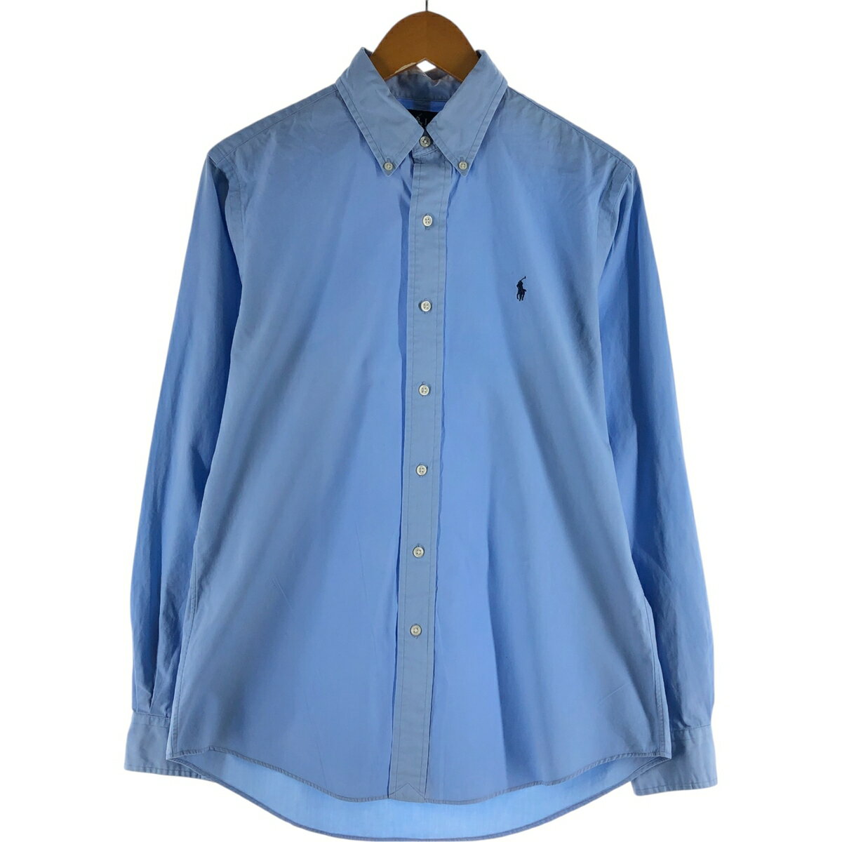 古着 ラルフローレン Ralph Lauren CUSTOM FIT 長袖 ボタンダウンシャツ メンズM相当 /eaa525607 【中古】 【250320】