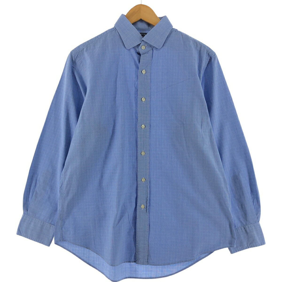 Rakuten - 古着 ラルフローレン Ralph Lauren POLO by Ralph Lauren REGENT CUSTOM FIT ワイドカラー 長袖 コットンチェックシャツ メンズL相当 /eaa525637 【中古】 【250316】 【SS2603_10】