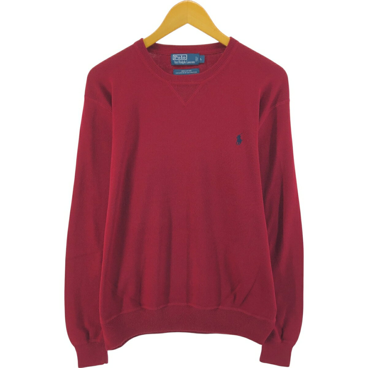 古着 ラルフローレン Ralph Lauren POLO by Ralph Lauren コットンニットセーター メンズL相当 /eaa525680 【中古】 【250320】