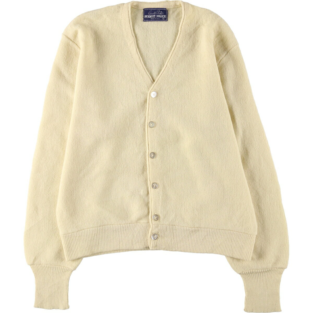 古着 90'S アーノルドパーマー Arnold Palmer ROBERT BRUCE アクリルニットカーディガン USA製 メンズL相当 ヴィンテージ /eaa526070 【中古】 【250330】