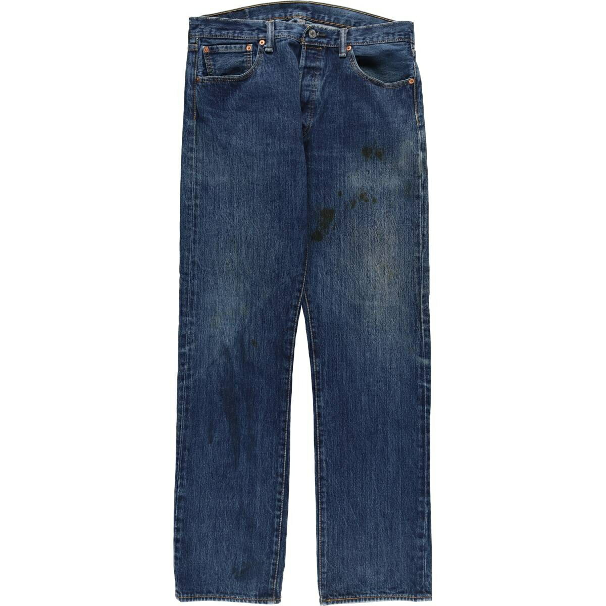 古着 リーバイス Levi's 501 ストレートデニムパンツ メンズw34相当 /eaa526078 【中古】 【250310】 【ss2601_30】 ブルー系 春夏秋冬
