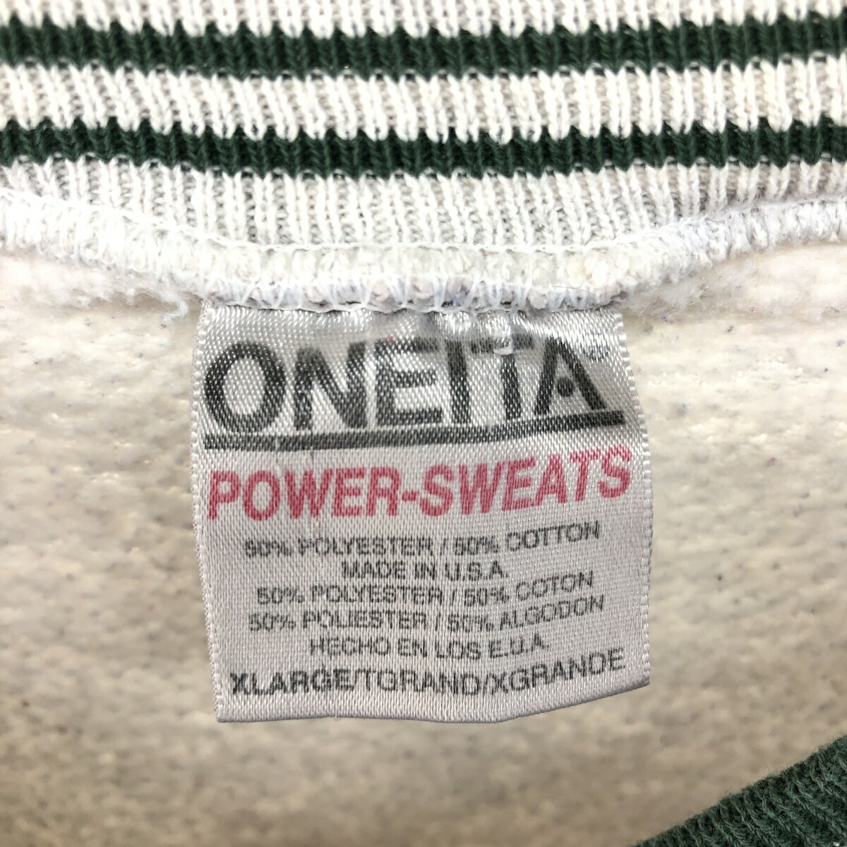 古着 90'S オニータ ONEITA POWER-SWEATS 犬柄 アニマル スウェットシャツ トレーナー USA製 メンズXL相当 ヴィンテージ /eaa526718 【中古】 【250310】