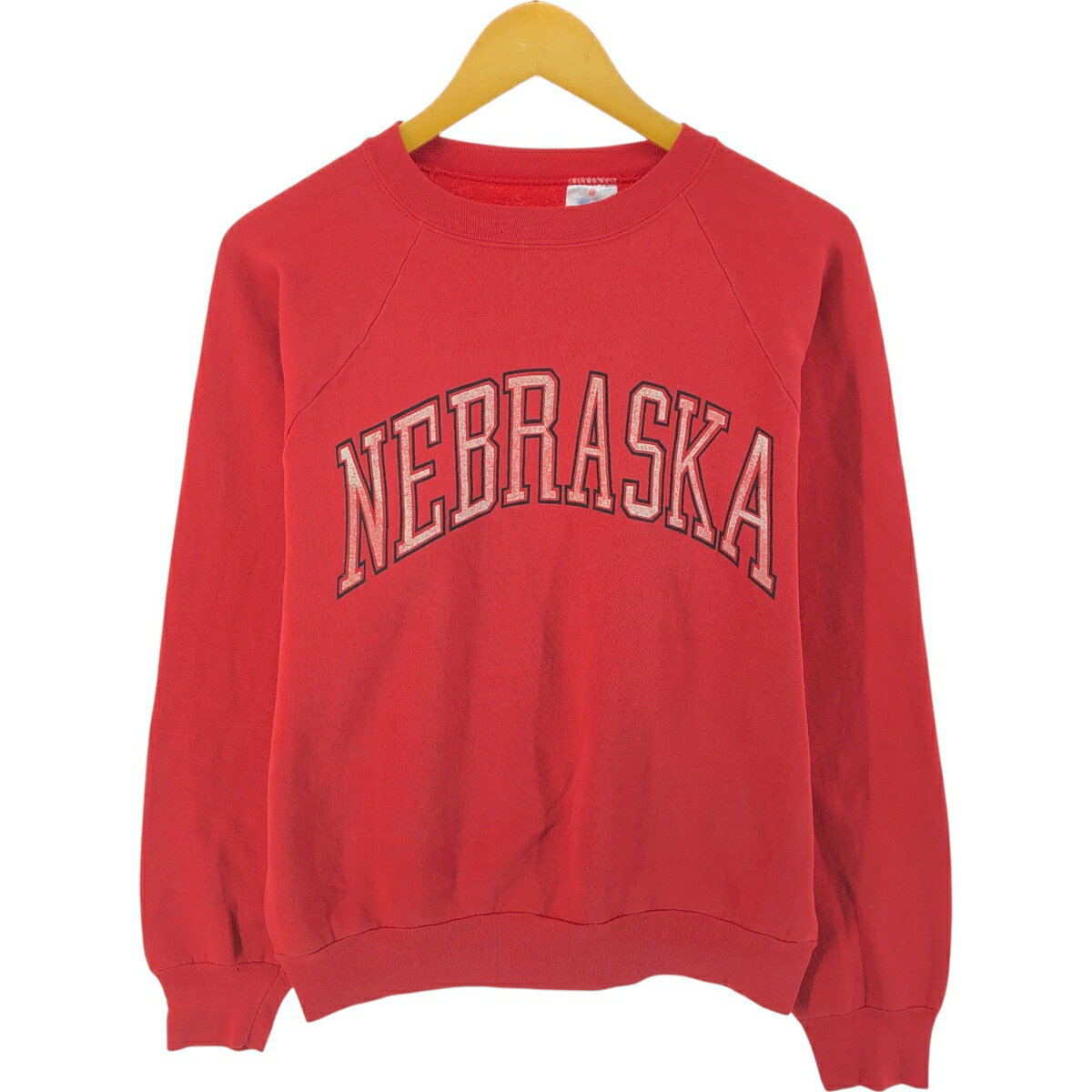 古着 80'S ミラー MILLER カレッジスウェットシャツ トレーナー USA製 メンズL相当 ヴィンテージ /eaa5..