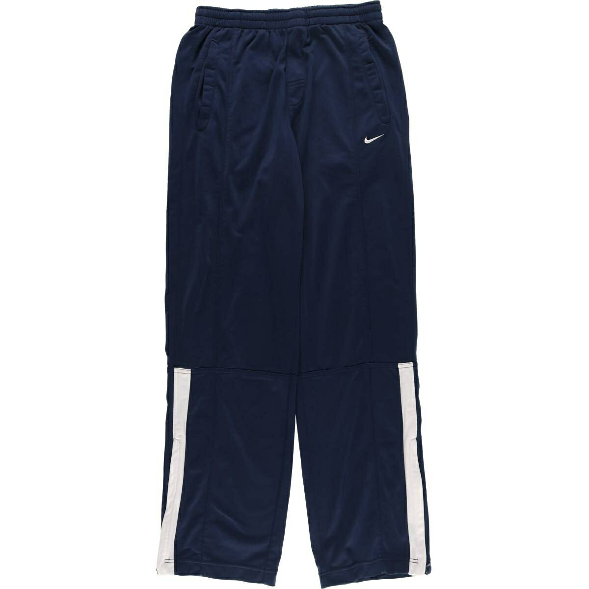 Jersey Pants - 古着 00'S ナイキ NIKE ジャージパンツ トラックパンツ メンズS相当 /eaa526964 【中古】 【250304】 【SS2603_50】 ネイビー系 春夏秋冬