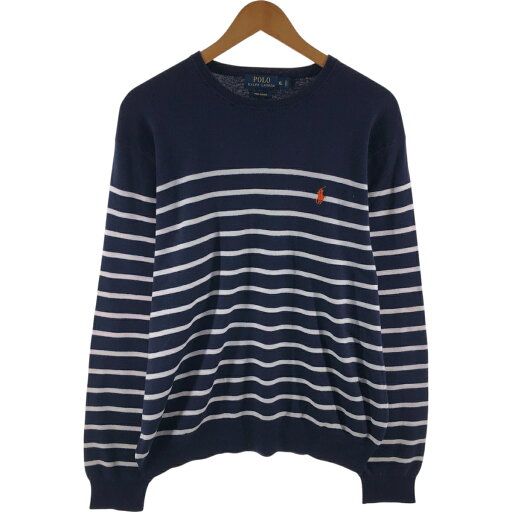 古着 ラルフローレン Ralph Lauren POLO RALPH LAUREN ボーダー柄 コットンニットセーター メンズXL相当 /eaa527711 【中古】 【250316】 古着 ラルフローレン Ralph Lauren POLO RALPH LAUREN ボーダー柄 コットンニットセーター メンズXL相当 /eaa527711 【中古】 【250316】