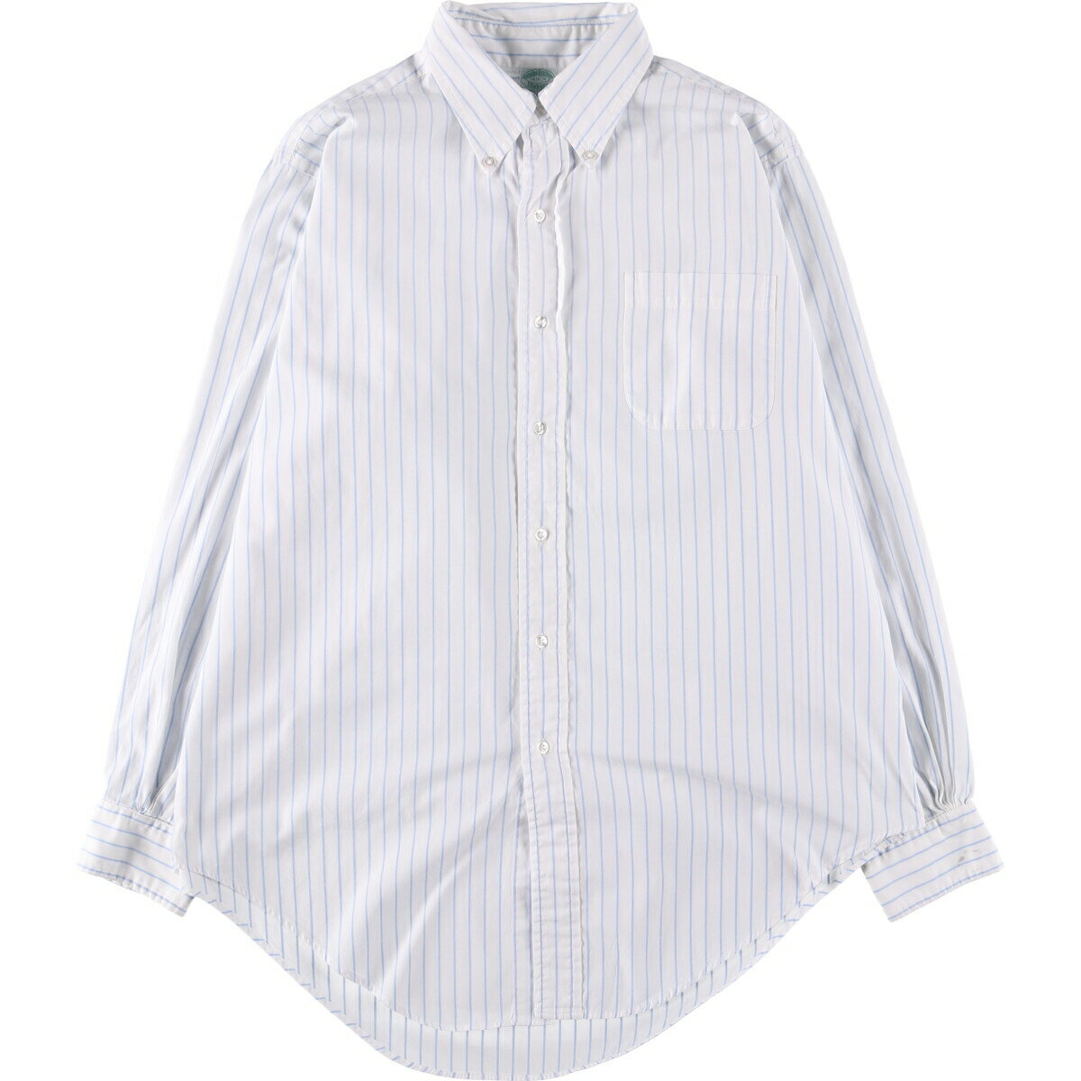 Rakuten - 古着 ブルックスブラザーズ MAKERS コットン×ポリエステル長袖 ボタンダウンストライプシャツ USA製 メンズXL相当 /eaa527813 【中古】 【250327】 【SS2603_50】