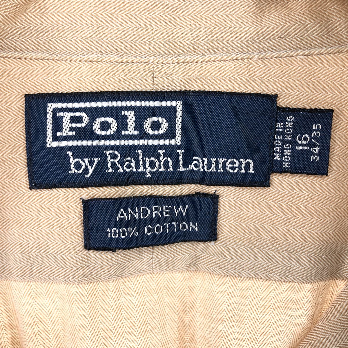 古着 ラルフローレン Ralph Lauren ANDREW 長袖 コットンシャツ メンズL相当 /eaa527853 【中古】 【250322】