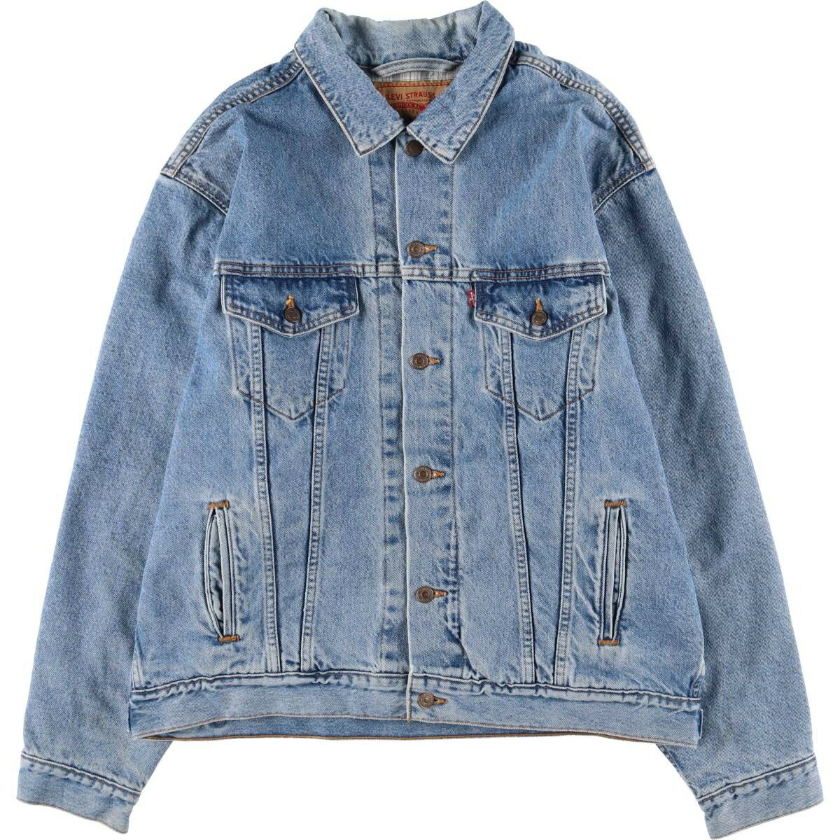 Rakuten - 古着 90'S リーバイス Levi's デニムジャケット Gジャン メンズL相当 ヴィンテージ /eaa527880 【中古】 【250328】 【SS2603_10】