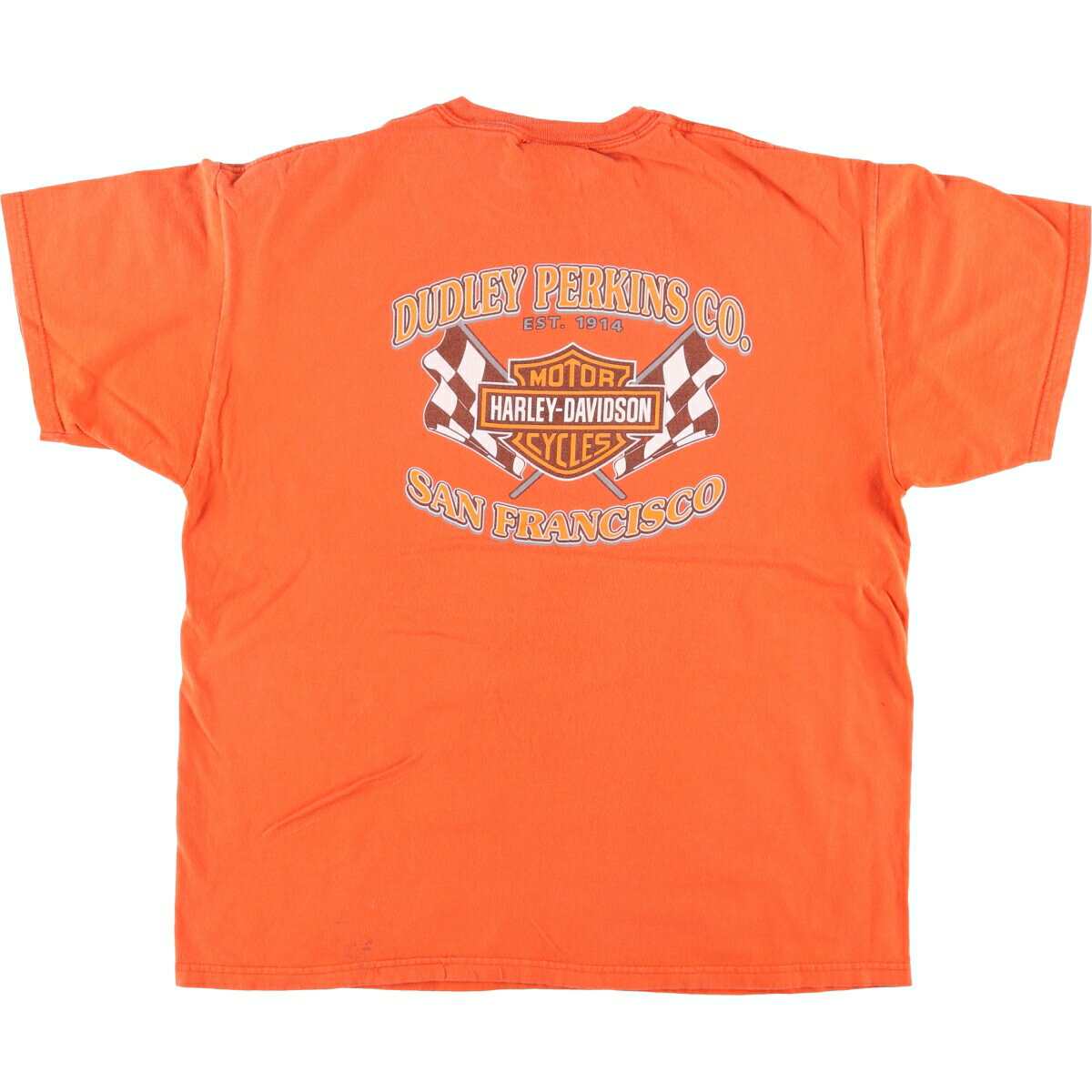 古着 00'S ハーレーダビッドソン Harley-Davidson モーターサイクル バイクTシャツ USA製 メンズXL相当 /eaa527910 【中古】 【250315】