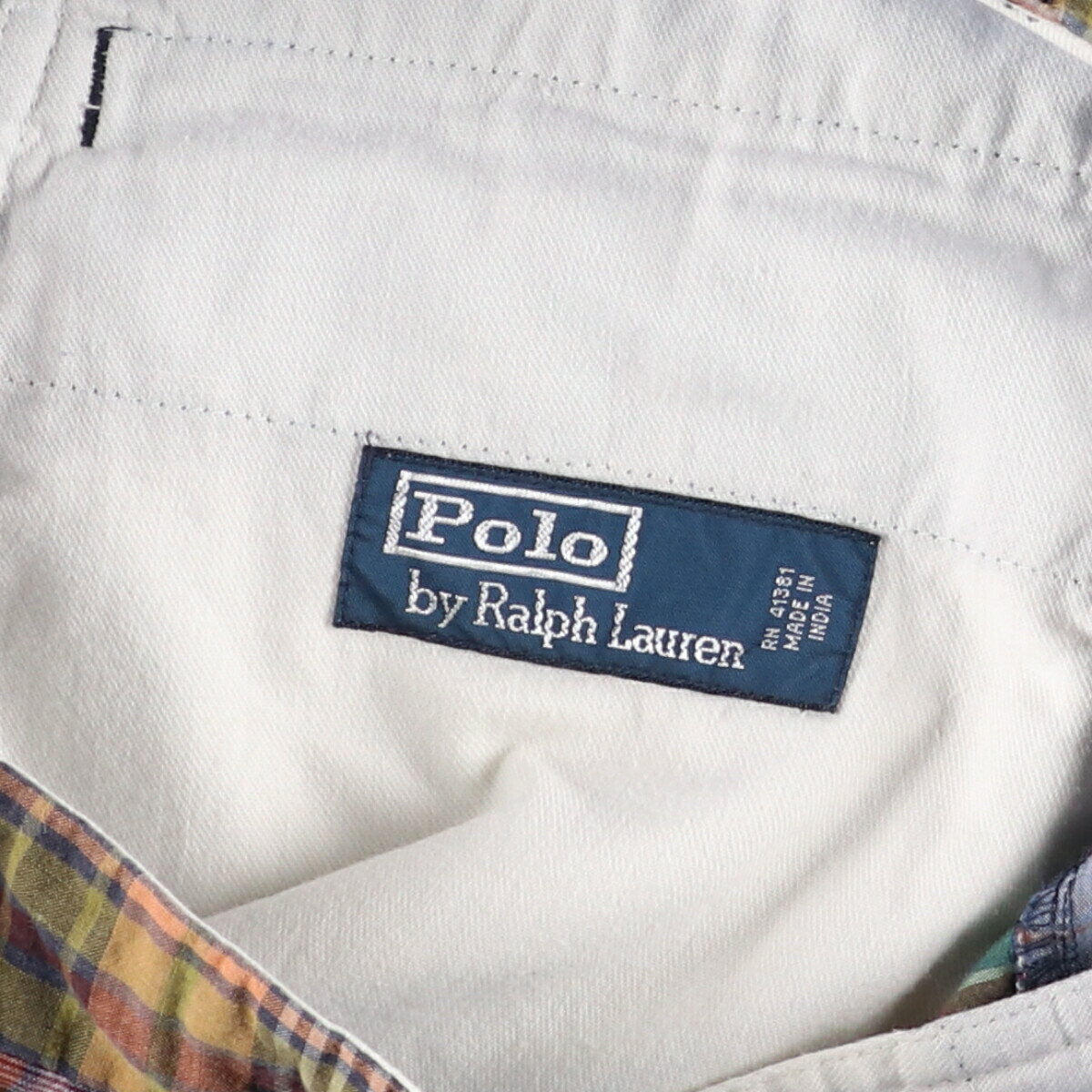 古着 ラルフローレン Ralph Lauren POLO by Ralph Lauren チェック柄 ハーフパンツ メンズw36相当 /eaa527982 【中古】 【250317】 【SS2509_10】