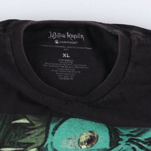 古着 JUJUTSU KAISEN 呪術廻戦 キャラクタープリントTシャツ メンズXL相当 /eaa528039 【中古】 【250319】