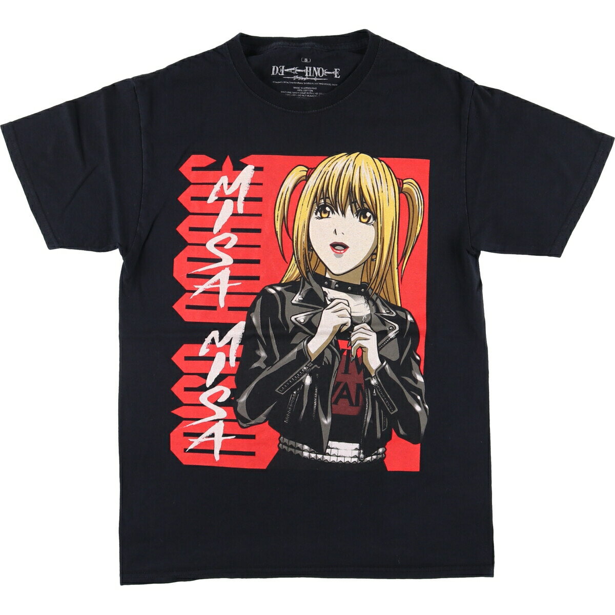 古着 DEATH NOTE デスノート アニメ キャラクタープリントTシャツ メンズS相当 /eaa528043 【中古】 【250319】